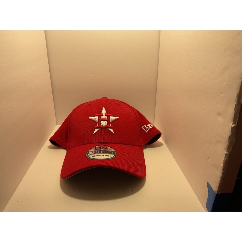 New Era Houston Astros 39THIRTY Cap Medium-Large Red White MLB Baseball